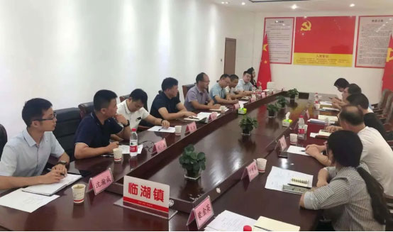江西分宜县政府考察团赴临湖镇考察学习防溺水工作经验
