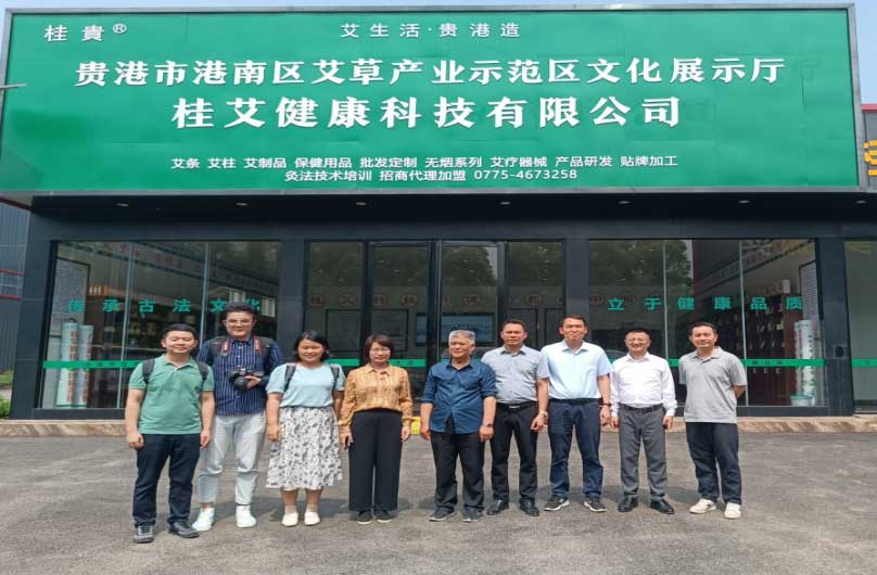 广西港南“千年艾草、康养产业”谱写乡村振兴新篇章 ——宋才发教授带队赴贵港市港南区调研广西艾草产业基地