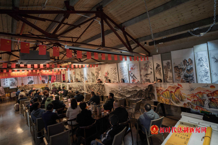 “全民国防教育新长征之二——丹阳站”暨红色江山万里图——大别山卷”创作展览在丹阳举行（组图）